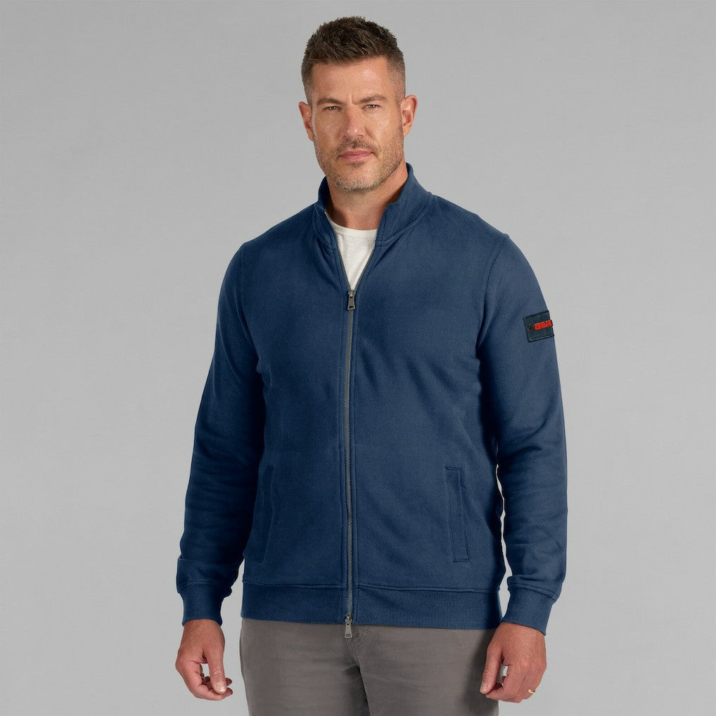 Chicago Bears J. Palmer QB1 Full-Zip Sweatshirt - Navy Sweatshirts