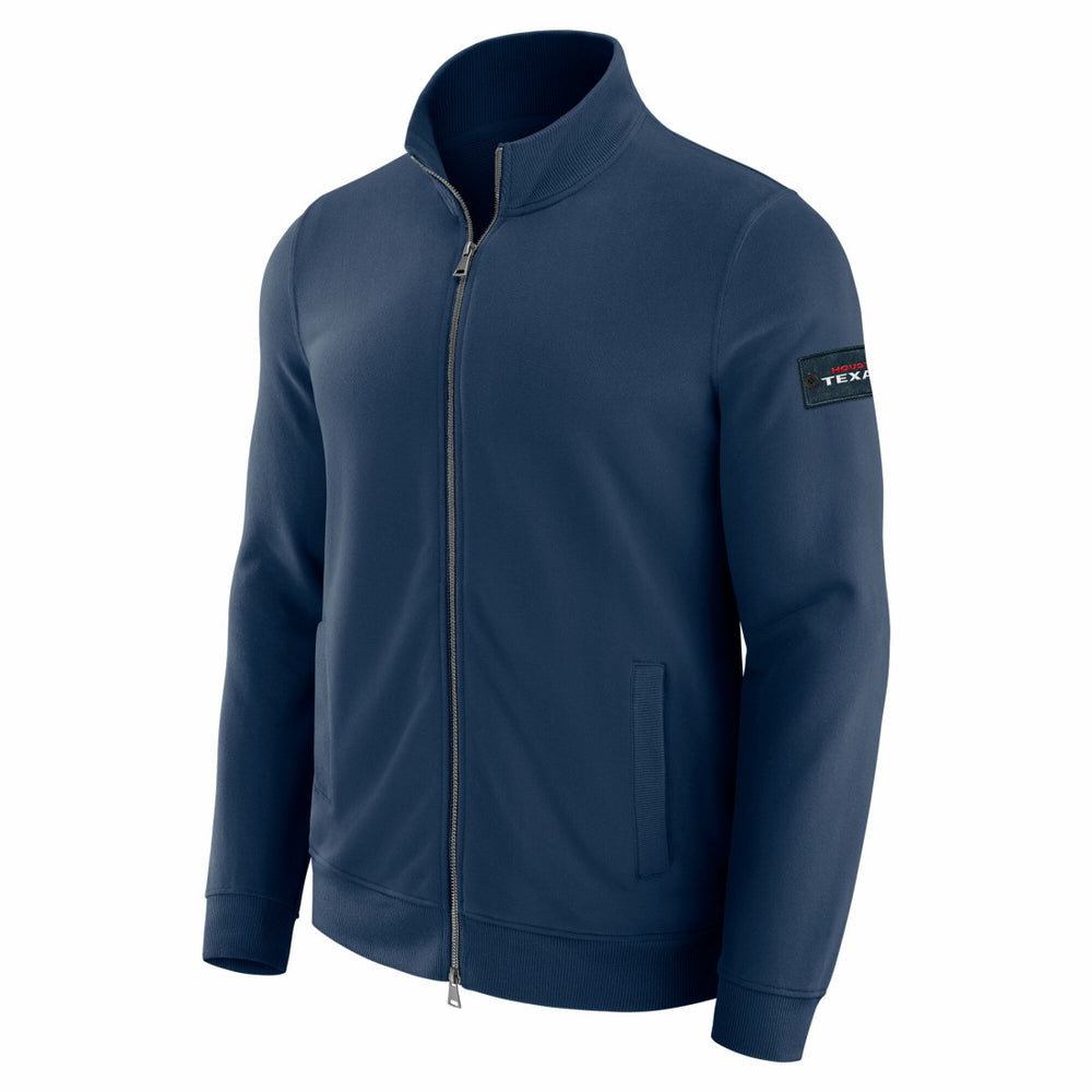 Houston Texans J. Palmer QB1 Full-Zip Sweatshirt - Navy Sweatshirts
