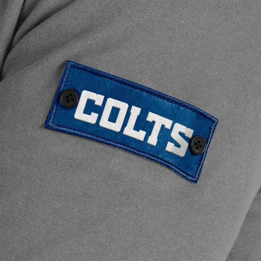 Indianapolis Colts J. Palmer QB1 Full-Zip Sweatshirt - Graphite Sweatshirts