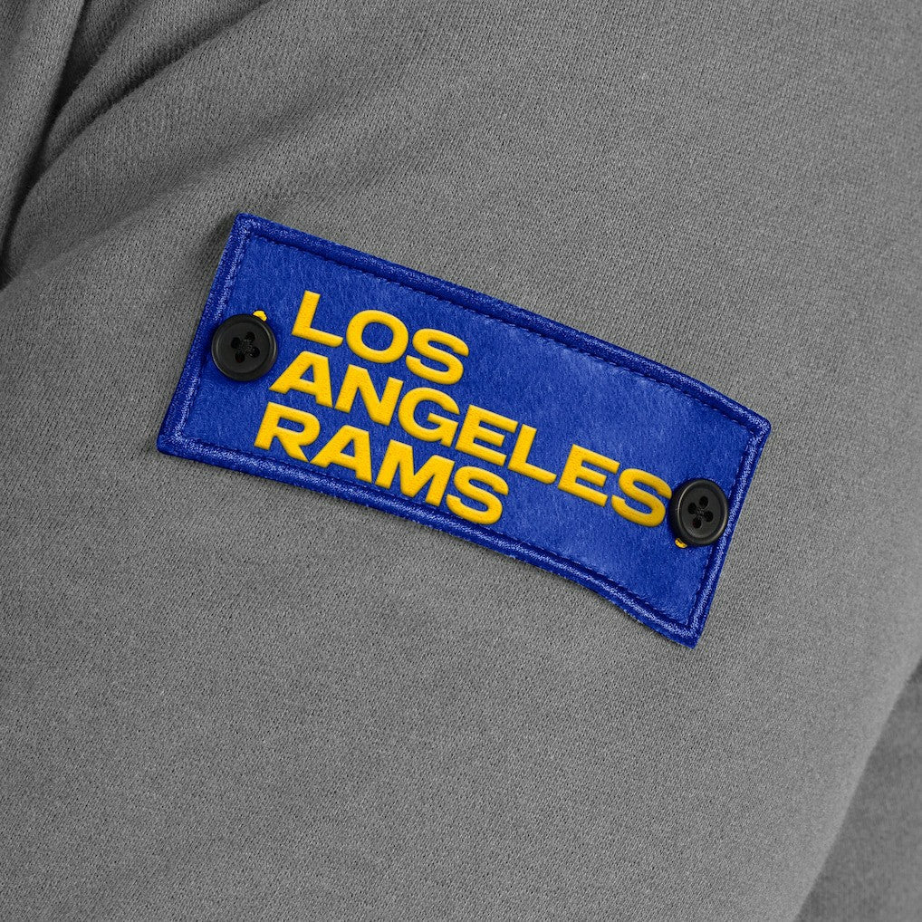 Los Angeles Rams J. Palmer QB1 Full-Zip Sweatshirt - Graphite Sweatshirts