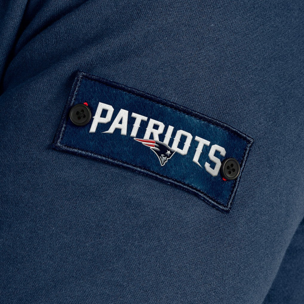 New England Patriots J. Palmer QB1 Full-Zip Sweatshirt - Navy Sweatshirts