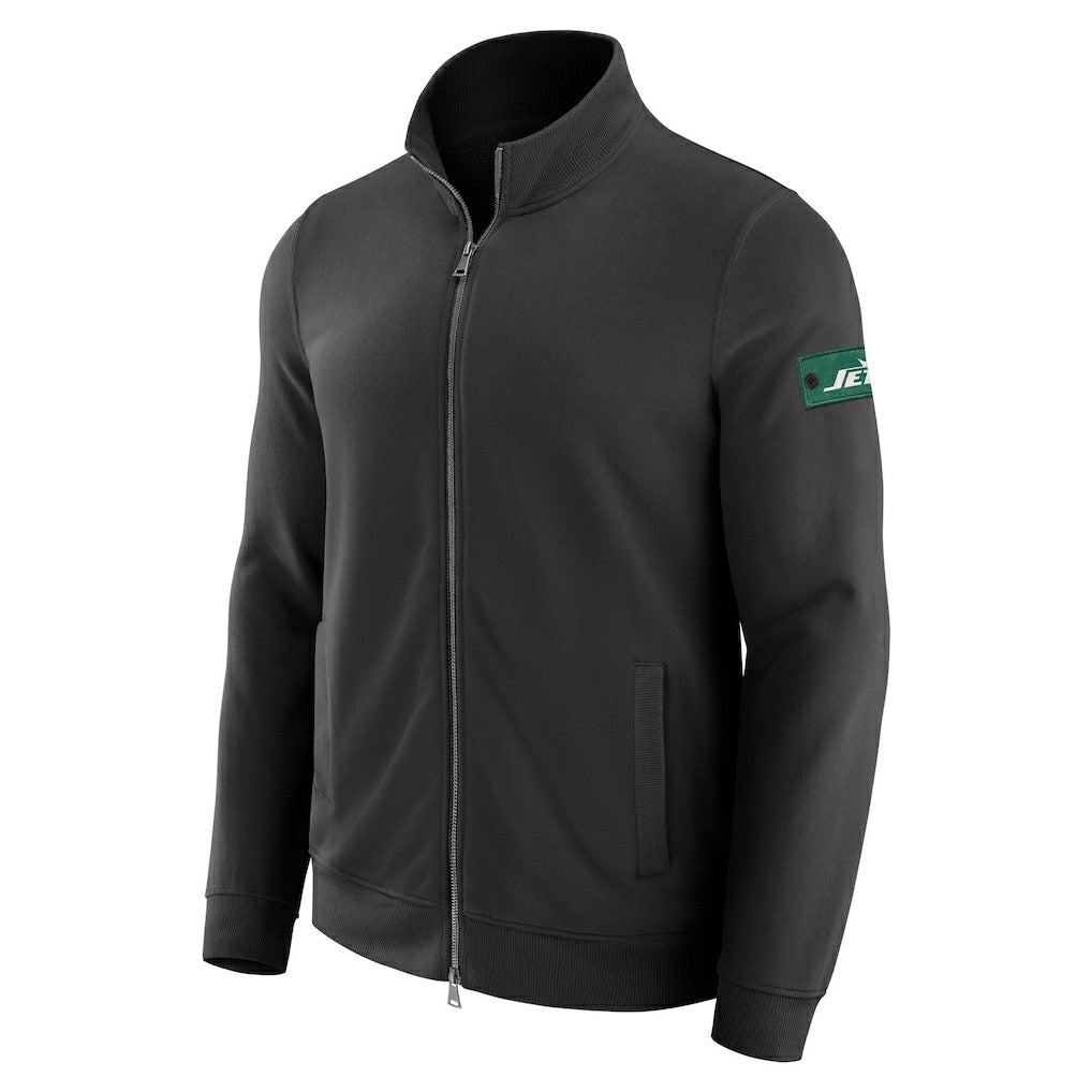 New York Jets J. Palmer QB1 Full-Zip Sweatshirt - Black Sweatshirts