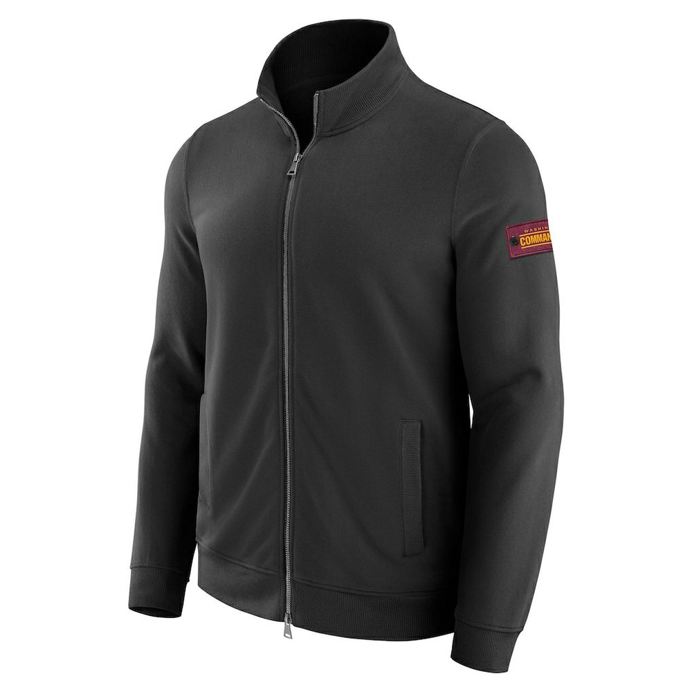 Washington Commanders J. Palmer QB1 Full-Zip Sweatshirt - Black Sweatshirts