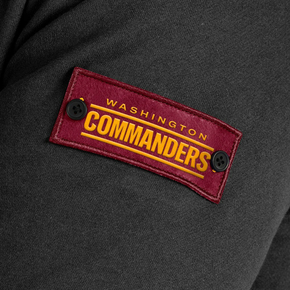 Washington Commanders J. Palmer QB1 Full-Zip Sweatshirt - Black Sweatshirts