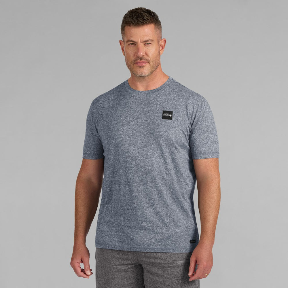 Seattle Seahawks J. Palmer Four Down T-Shirt - Navy T-shirts