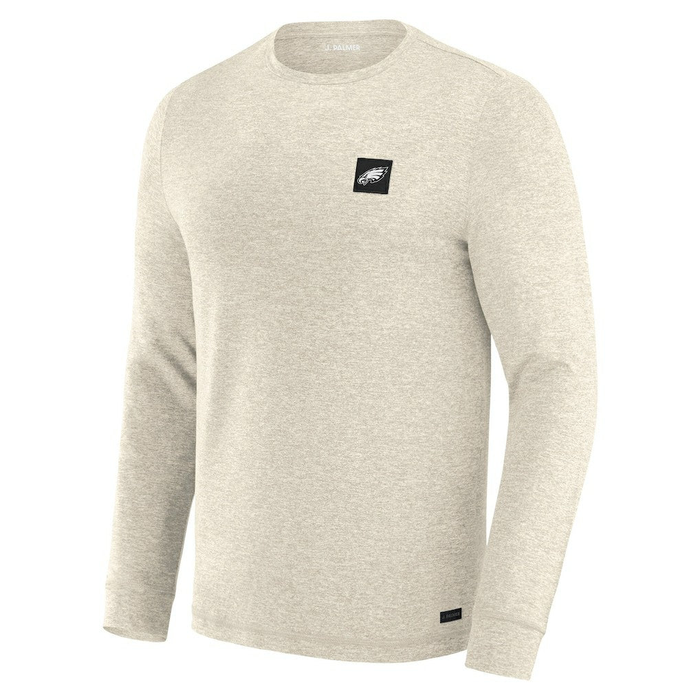 Philadelphia Eagles J. Palmer Four Down Long Sleeve T-Shirt - Cream T-shirts