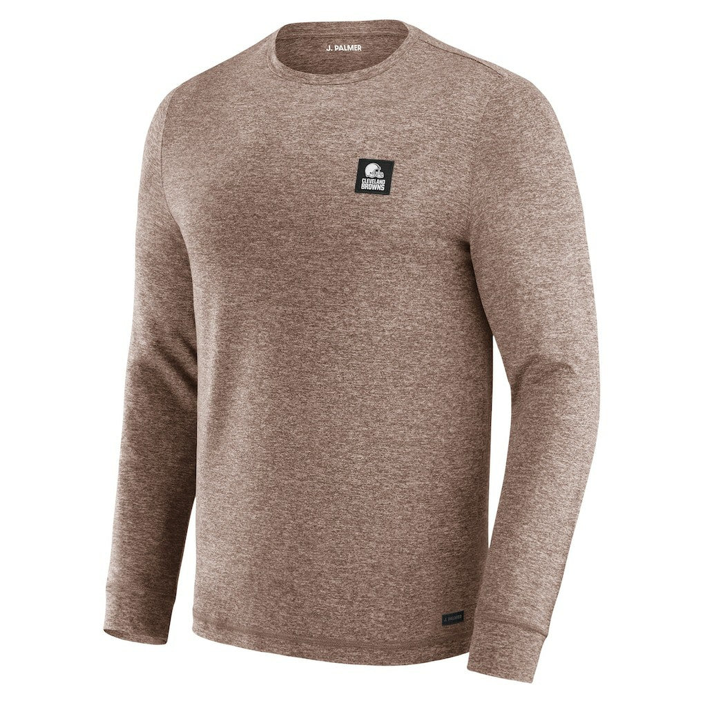 Cleveland Browns J. Palmer Four Down Long Sleeve T-Shirt - Brown T-shirts