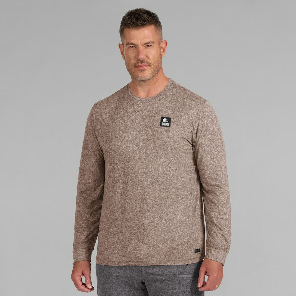 Cleveland Browns J. Palmer Four Down Long Sleeve T-Shirt - Brown T-shirts
