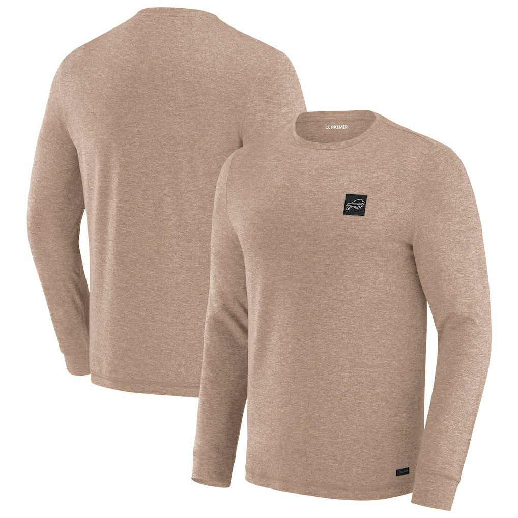 Buffalo Bills J. Palmer Four Down Long Sleeve T-Shirt - Tan T-shirts