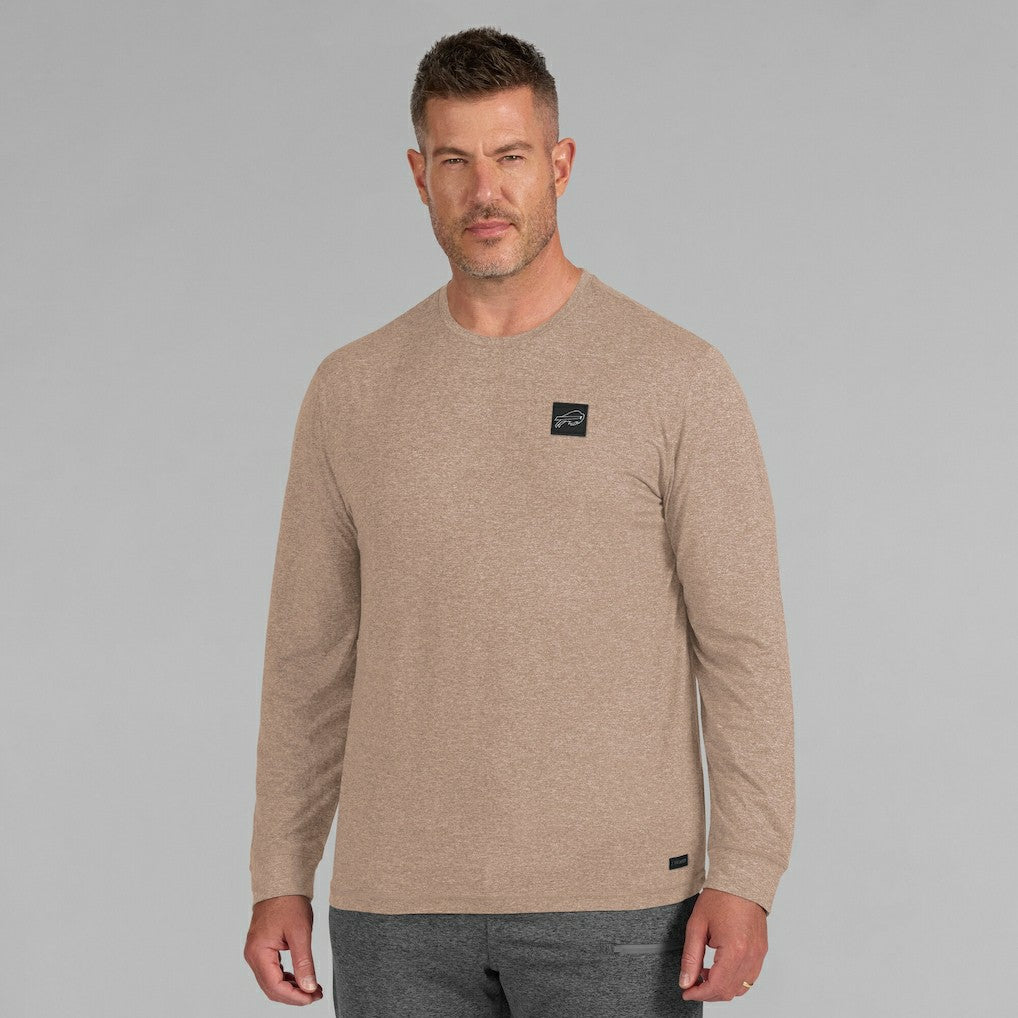 Buffalo Bills J. Palmer Four Down Long Sleeve T-Shirt - Tan T-shirts
