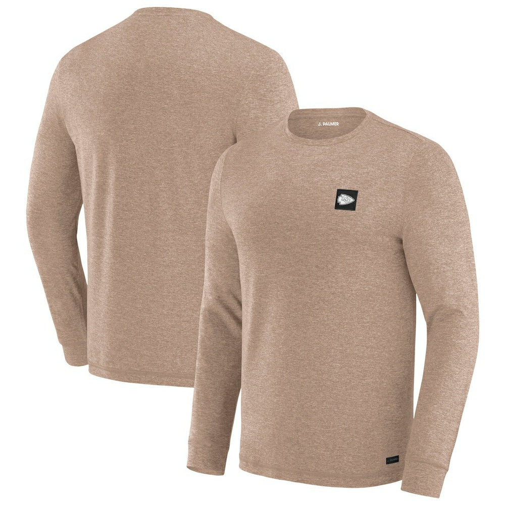 Kansas City Chiefs J. Palmer Four Down Long Sleeve T-Shirt - Tan T-shirts