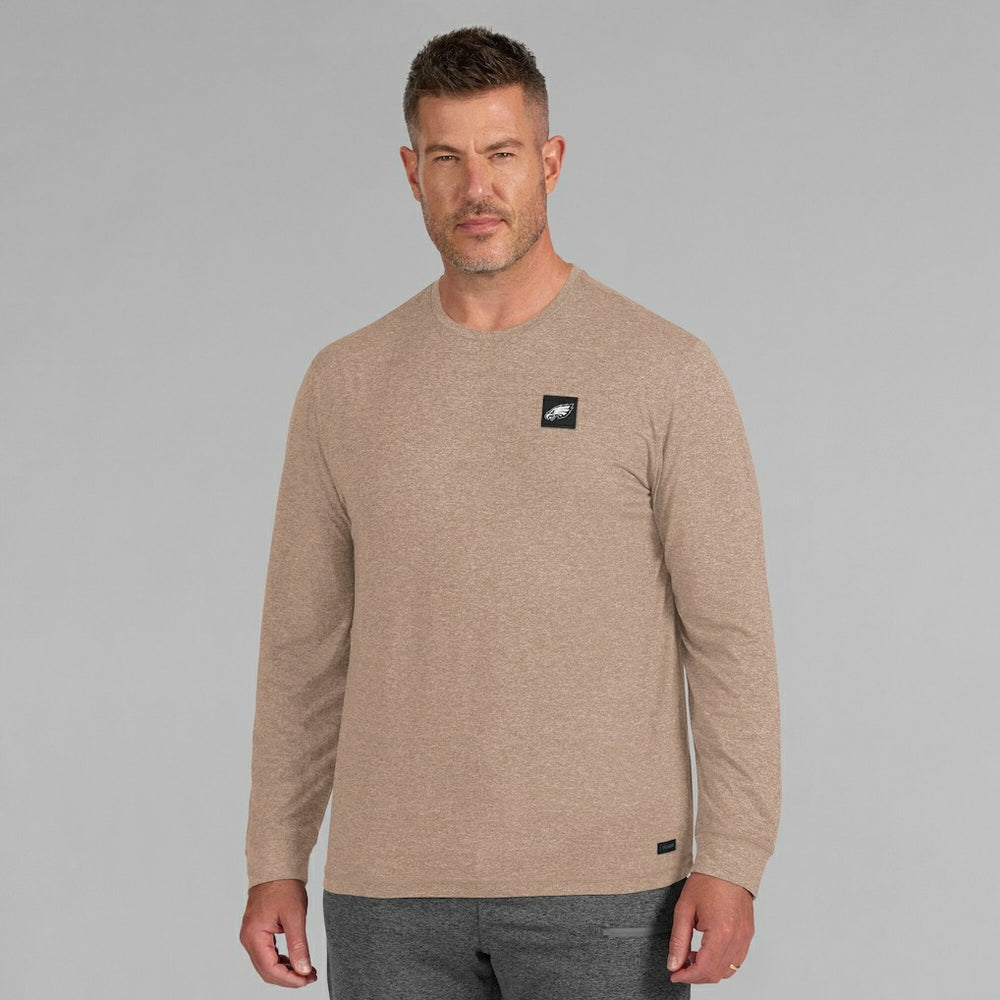 Philadelphia Eagles J. Palmer Four Down Long Sleeve T-Shirt - Tan T-shirts