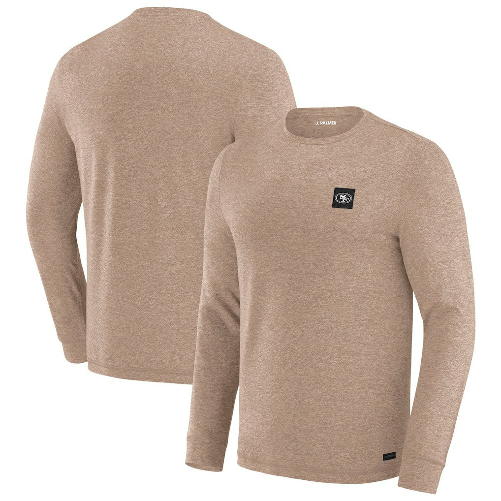 San Francisco 49ers J. Palmer Four Down Long Sleeve T-Shirt - Tan T-shirts