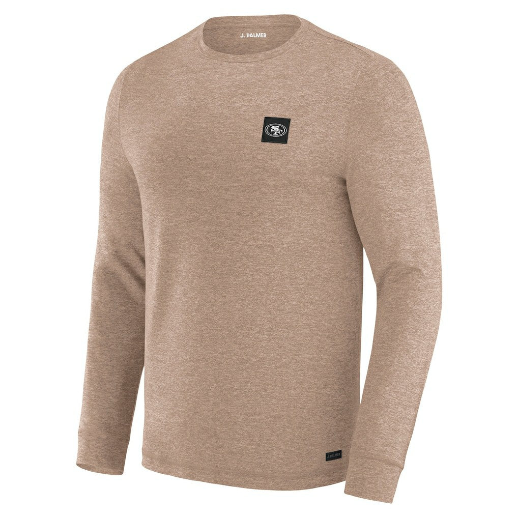 San Francisco 49ers J. Palmer Four Down Long Sleeve T-Shirt - Tan T-shirts