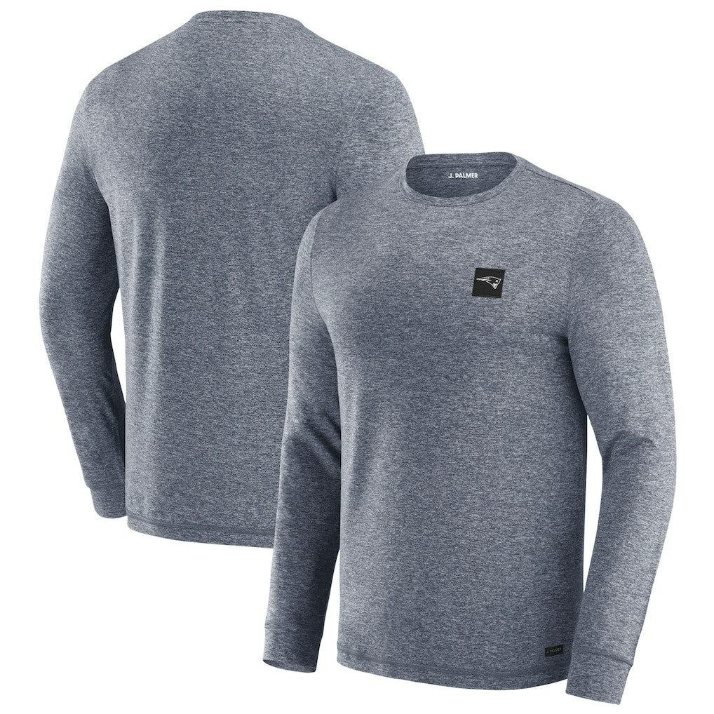 New England Patriots J. Palmer Four Down Long Sleeve T-Shirt - Navy T-shirts