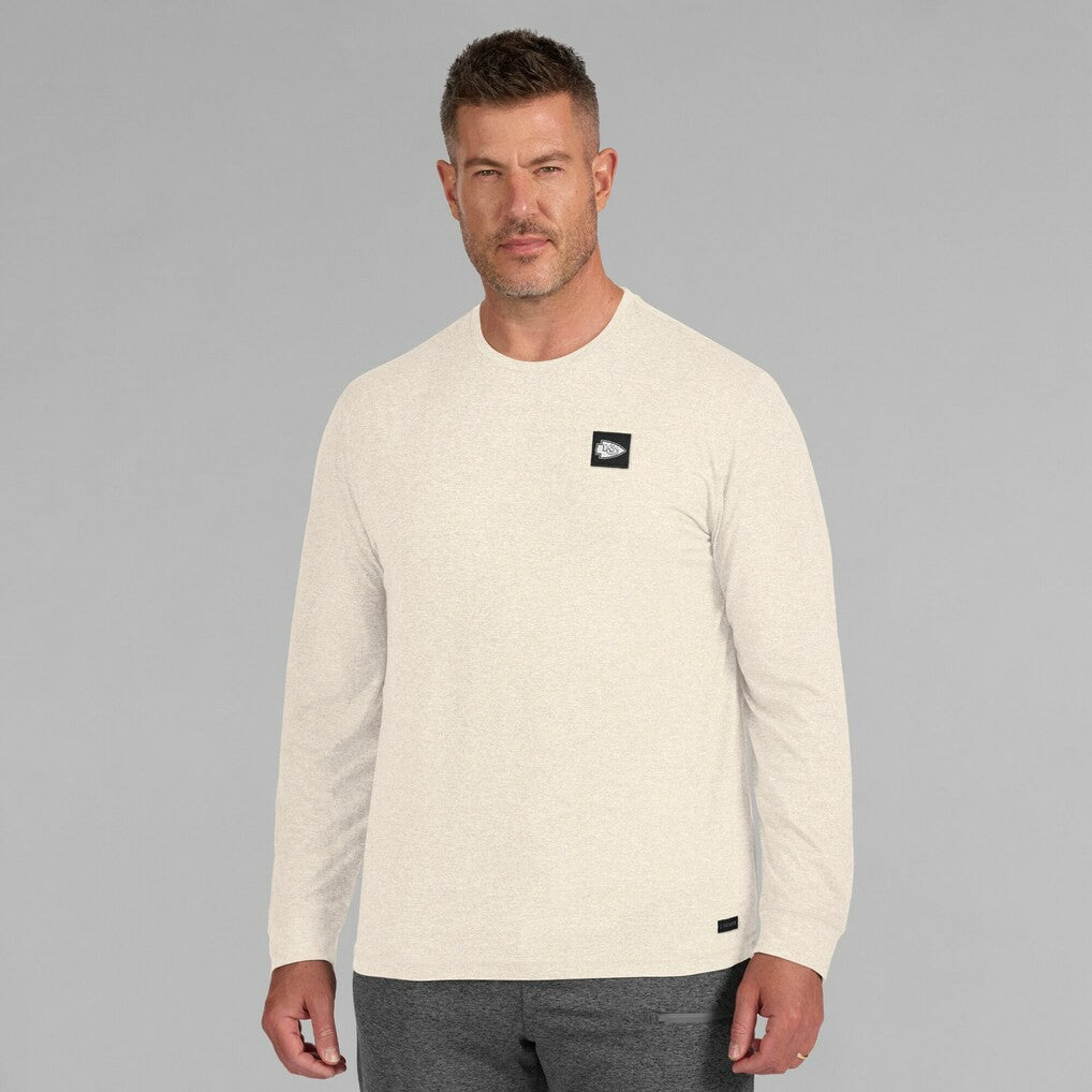 Kansas City Chiefs J. Palmer Four Down Long Sleeve T-Shirt - Cream T-shirts