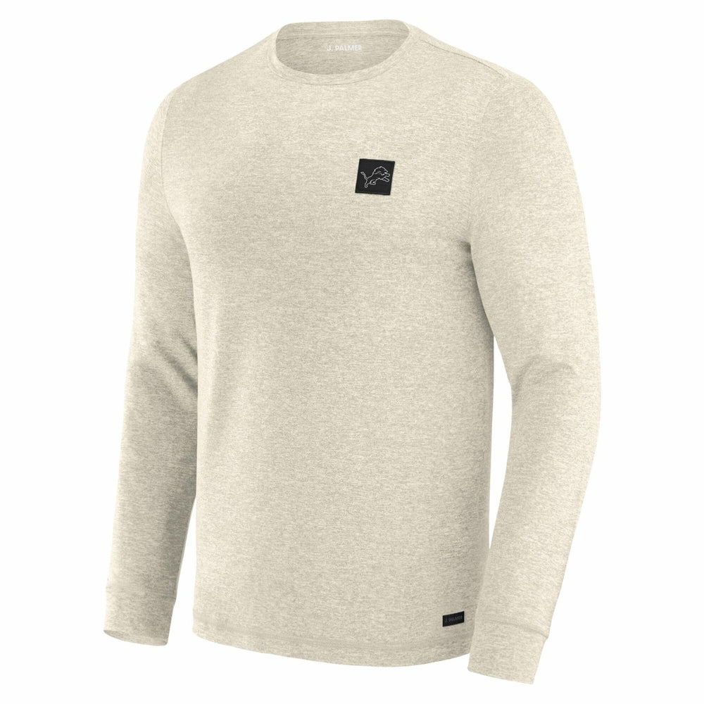 Detroit Lions J. Palmer Four Down Long Sleeve T-Shirt - Cream T-shirts