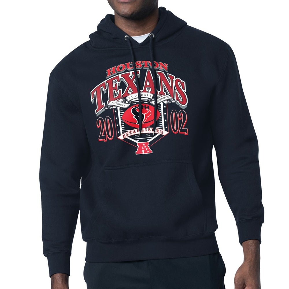 Houston Texans Starter 80s Retro Pullover Hoodie - Navy Hoodies