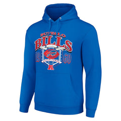 Buffalo Bills Starter 80s Retro Pullover Hoodie - Royal Hoodies