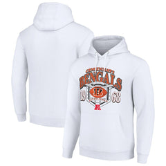 Cincinnati Bengals Starter 80s Retro Pullover Hoodie - White Hoodies