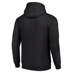 Green Bay Packers Starter 80s Retro Pullover Hoodie - Black Hoodies