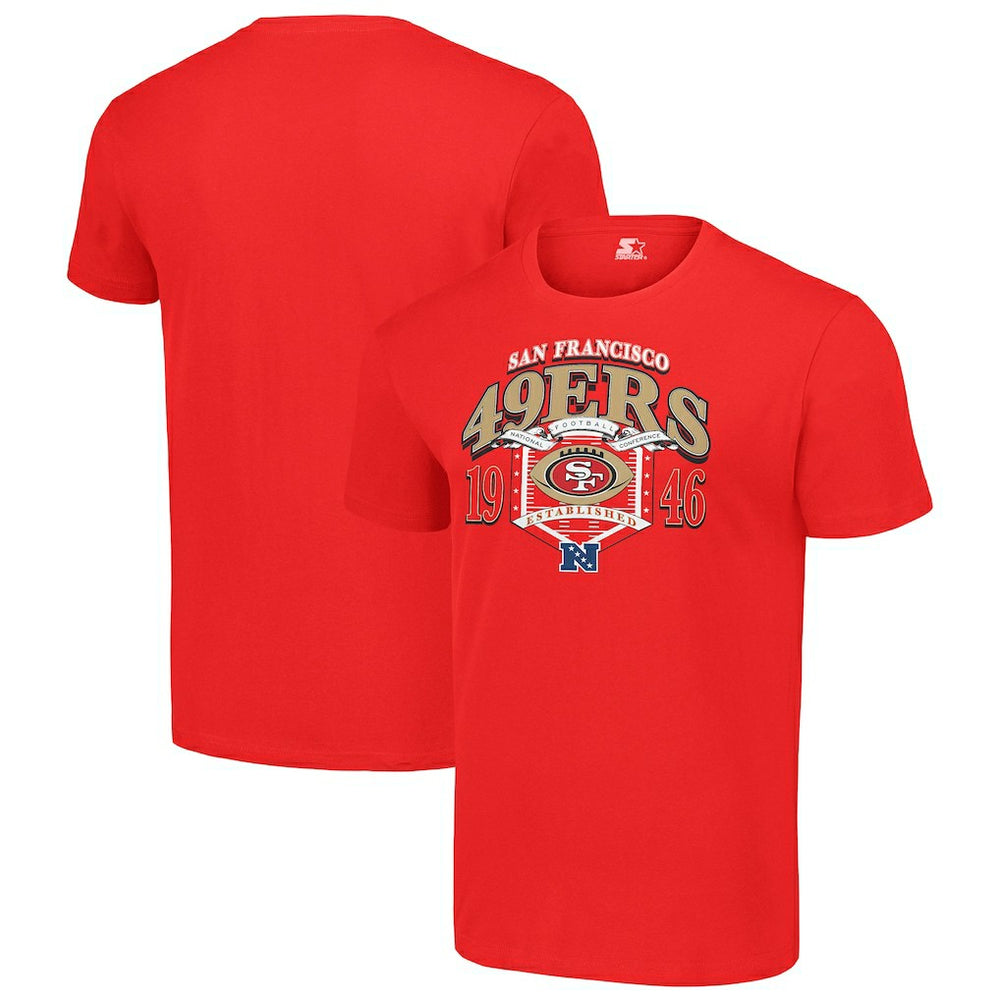 San Francisco 49ers Starter ‘80s Inspired T-Shirt - Scarlet T-shirts