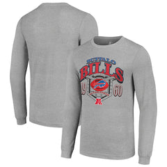 Buffalo Bills Starter Retro Long Sleeve Graphic T-Shirt - Heather Gray T-shirts