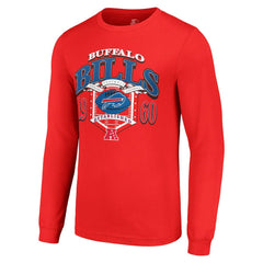Buffalo Bills Starter Retro Long Sleeve Graphic T-Shirt - Red T-shirts