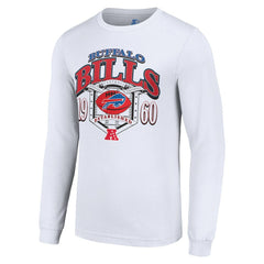 Buffalo Bills Starter Retro Long Sleeve Graphic T-Shirt - White T-shirts