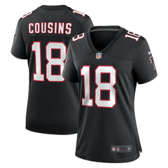 Kirk Cousins Atlanta Falcons Women's Alternate Game Jersey - Black Jerseys