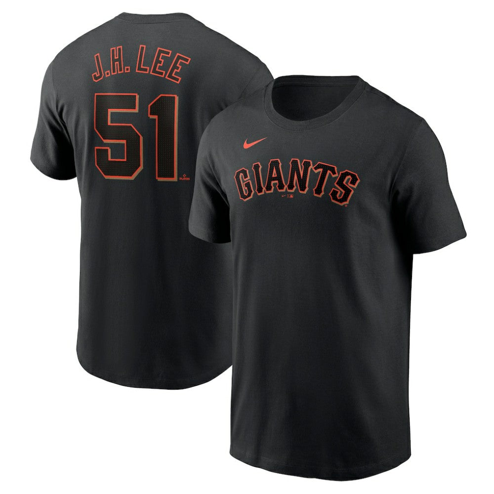 Jung Hoo Lee San Francisco Giants Nike  Fuse Name & Number T-Shirt - Black T-shirts