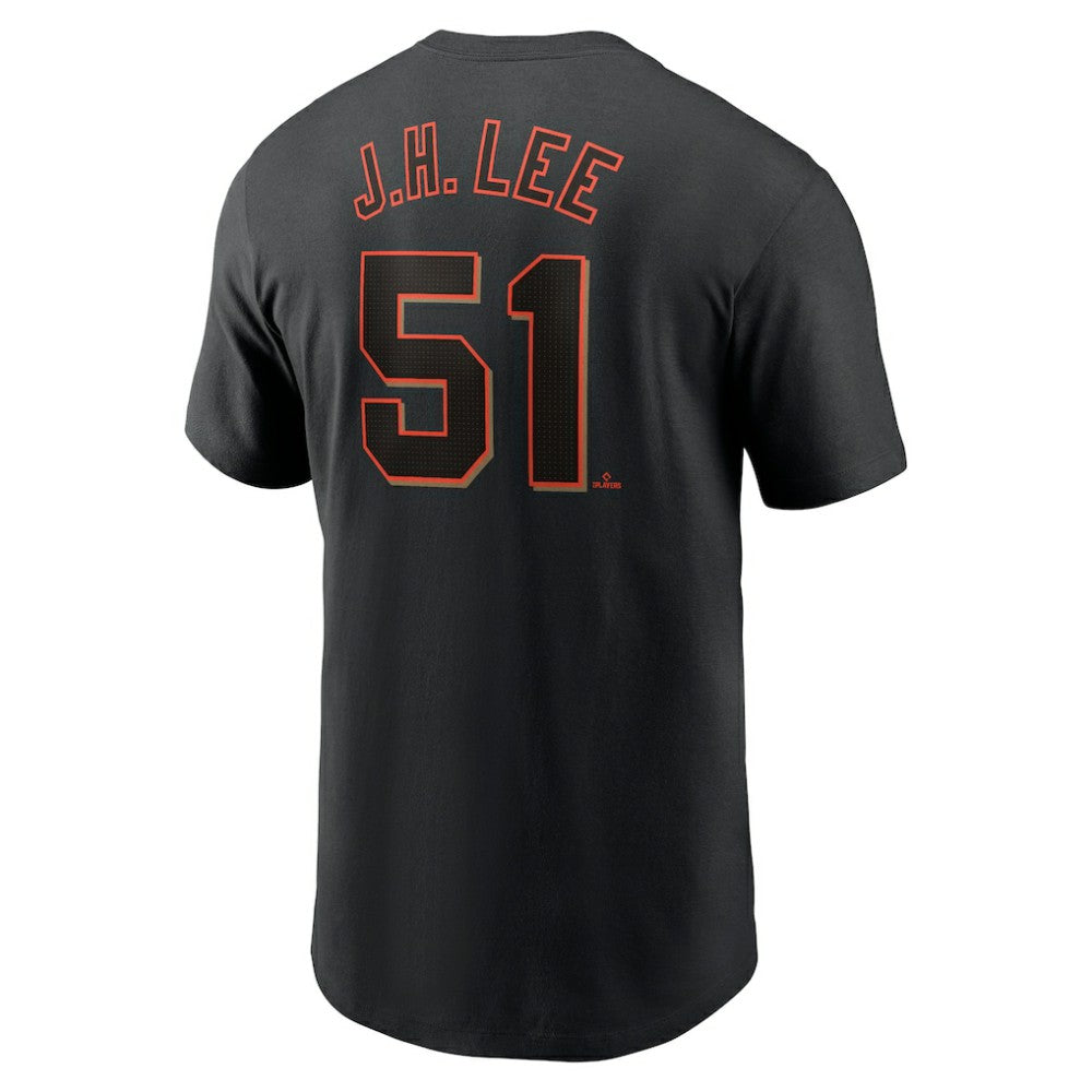 Jung Hoo Lee San Francisco Giants Nike  Fuse Name & Number T-Shirt - Black T-shirts