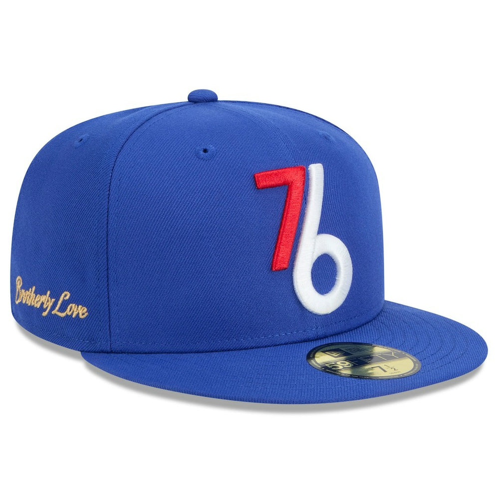 Philadelphia 76ers 2024/25 City Edition Alternate 59FIFTY Fitted Hat Royal - New Era