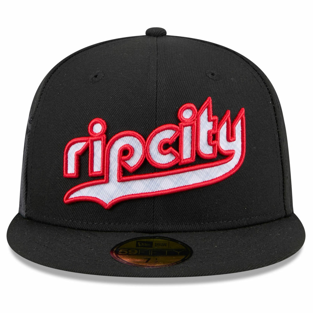 Portland Trail Blazers 2024/25 City Edition 59FIFTY Fitted Hat Black - New Era
