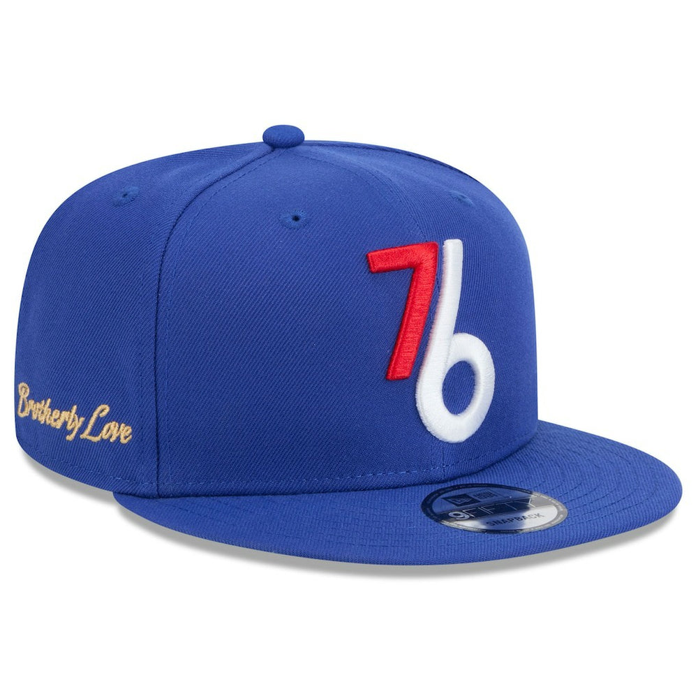 Philadelphia 76ers 2024/25 City Edition Alternate 9FIFTY Snapback Hat Royal - New Era