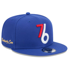 Philadelphia 76ers 2024/25 City Edition Alternate 9FIFTY Snapback Hat Royal - New Era