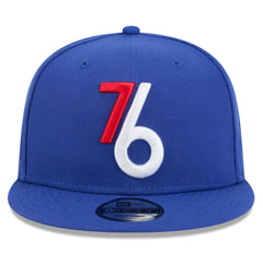 Philadelphia 76ers 2024/25 City Edition Alternate 9FIFTY Snapback Hat Royal - New Era