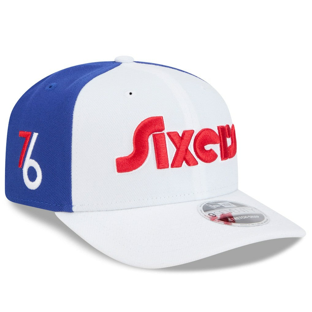 Philadelphia 76ers 2024/25 City Edition 9SEVENTY Stretch-Snap Hat White - New Era