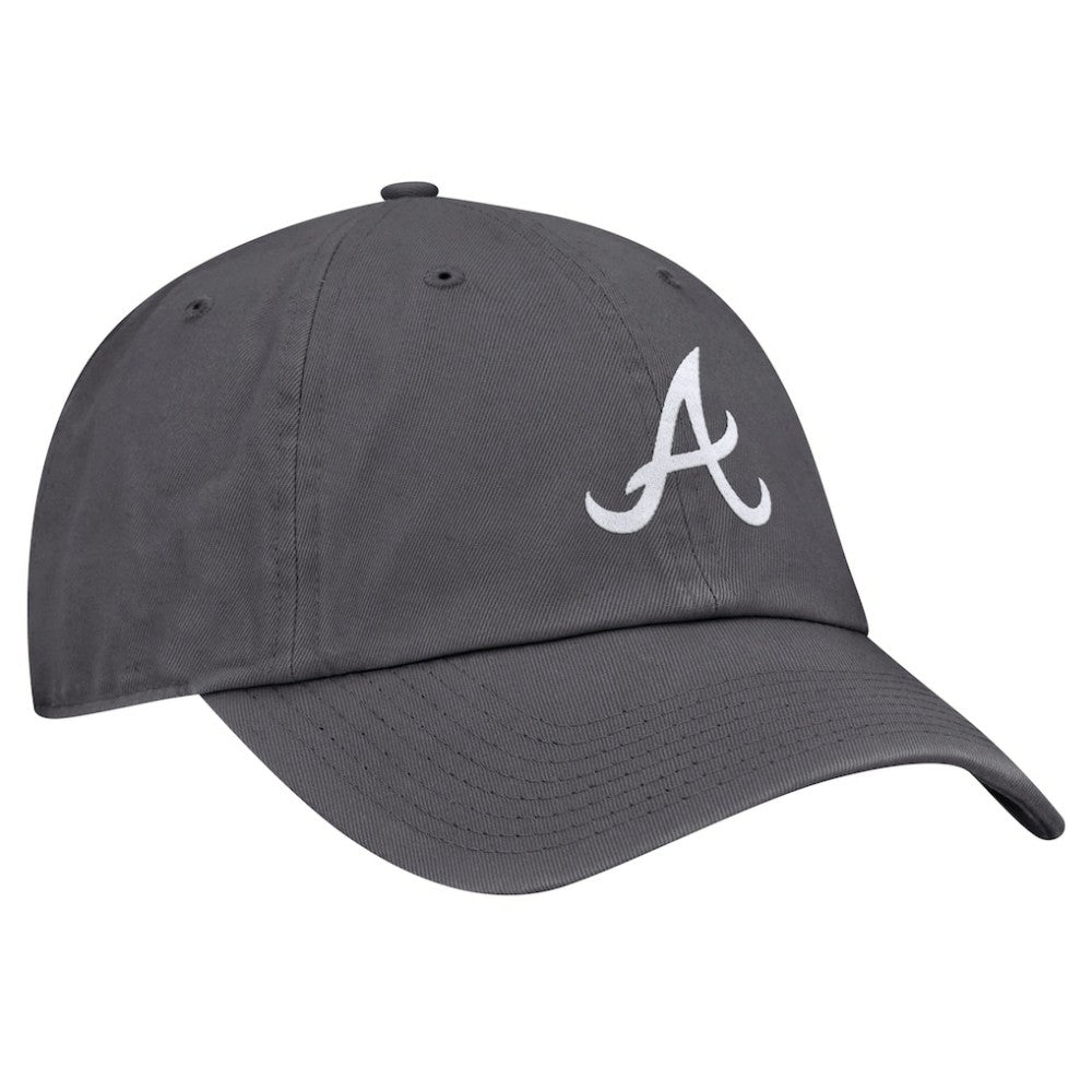 Atlanta Braves Nike Club Adjustable Hat - Gray Hats