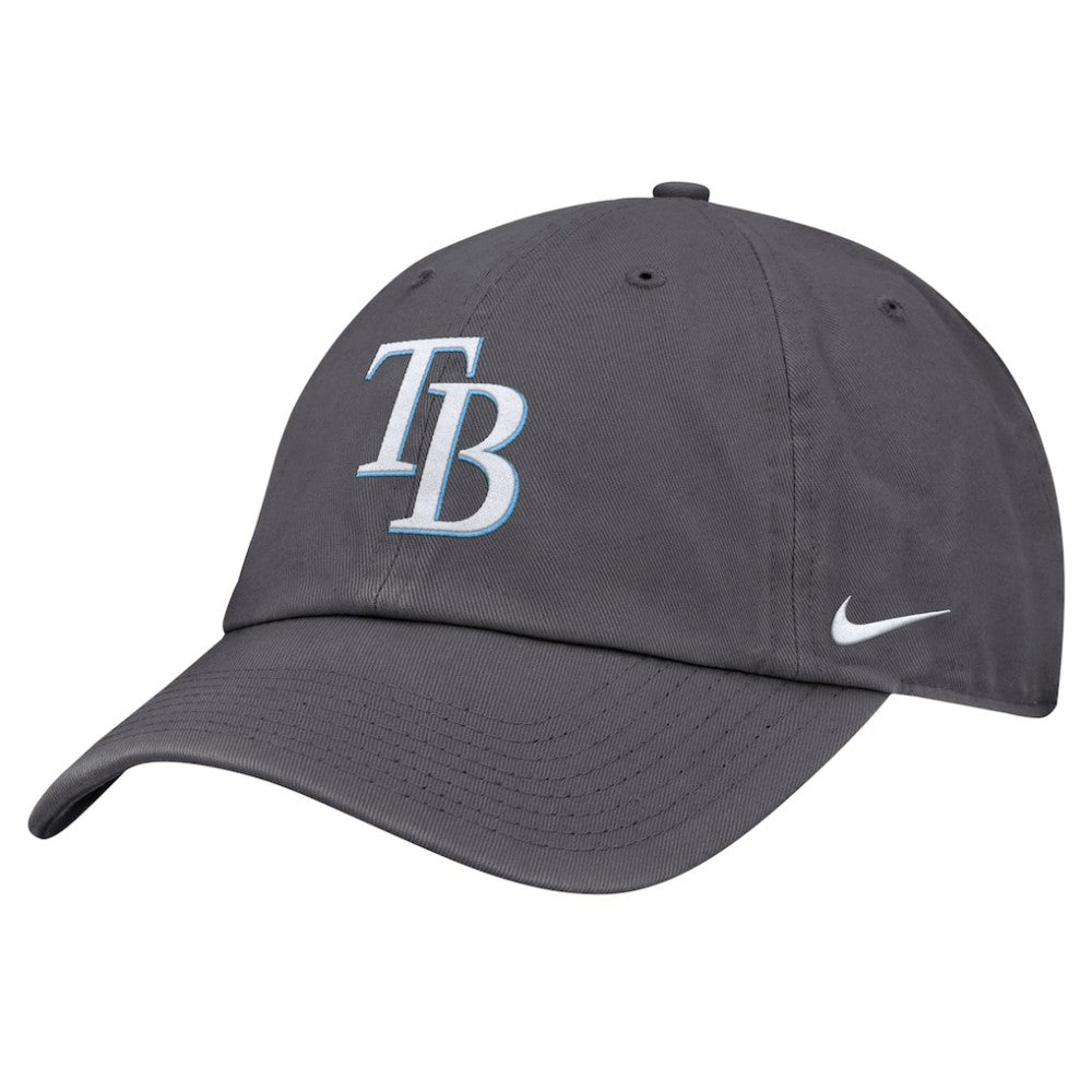 Tampa Bay Rays Nike Club Adjustable Hat - Gray Hats