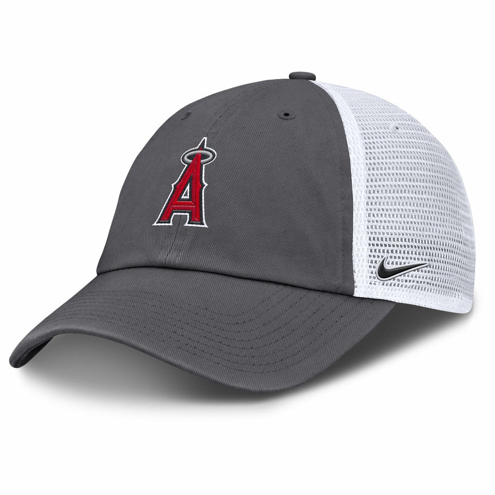 Los Angeles Angels Nike Adjustable Trucker Hat - Gray Hats