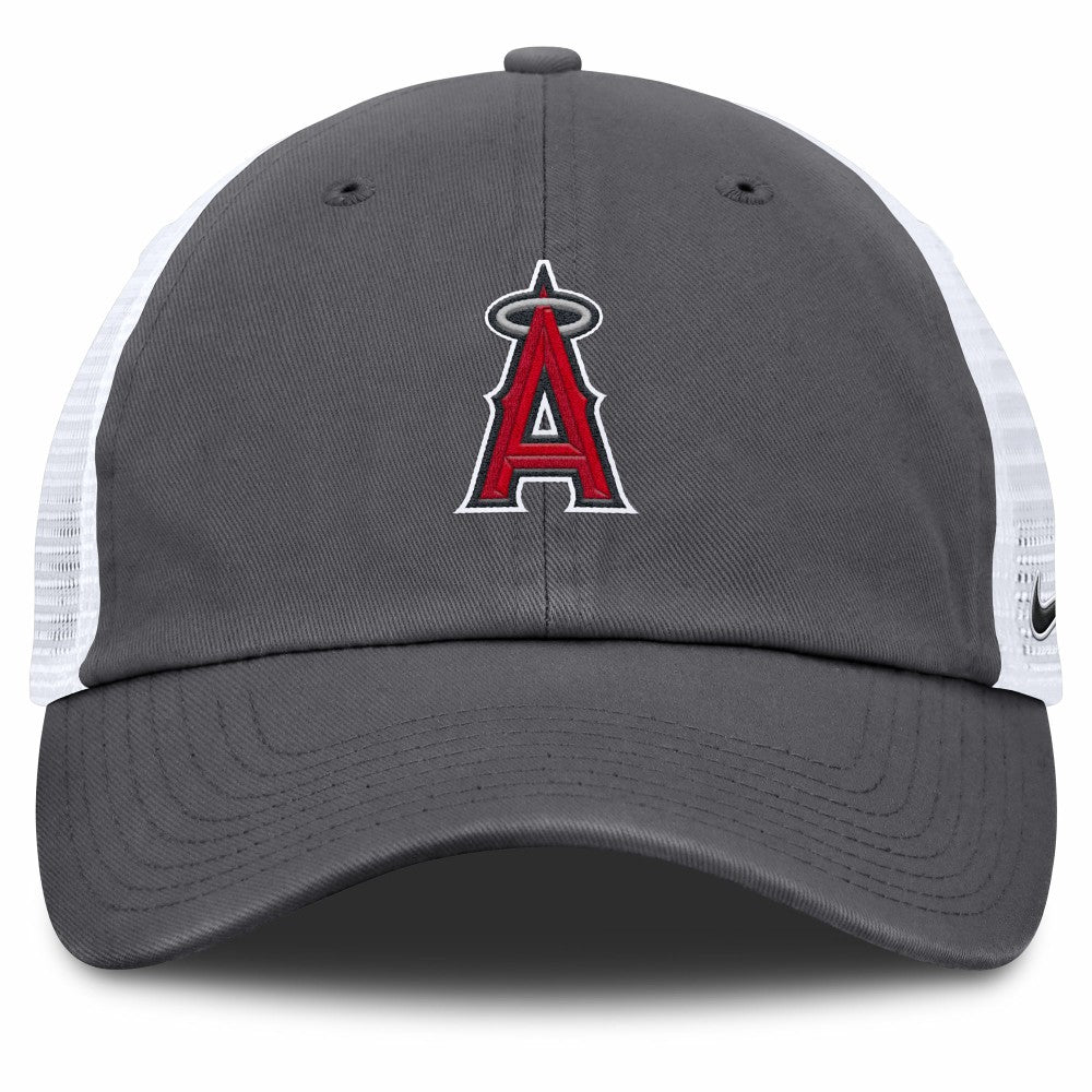 Los Angeles Angels Nike Adjustable Trucker Hat - Gray Hats
