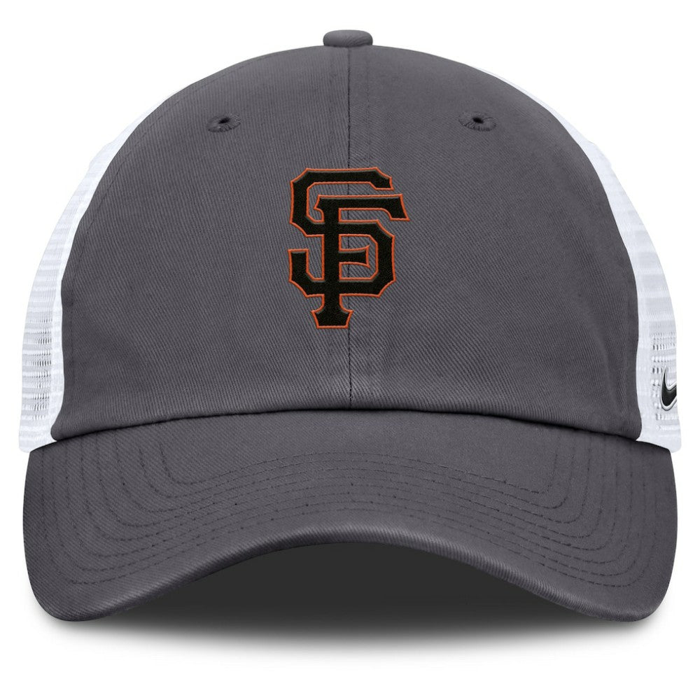 San Francisco Giants Nike Adjustable Trucker Hat - Gray Hats