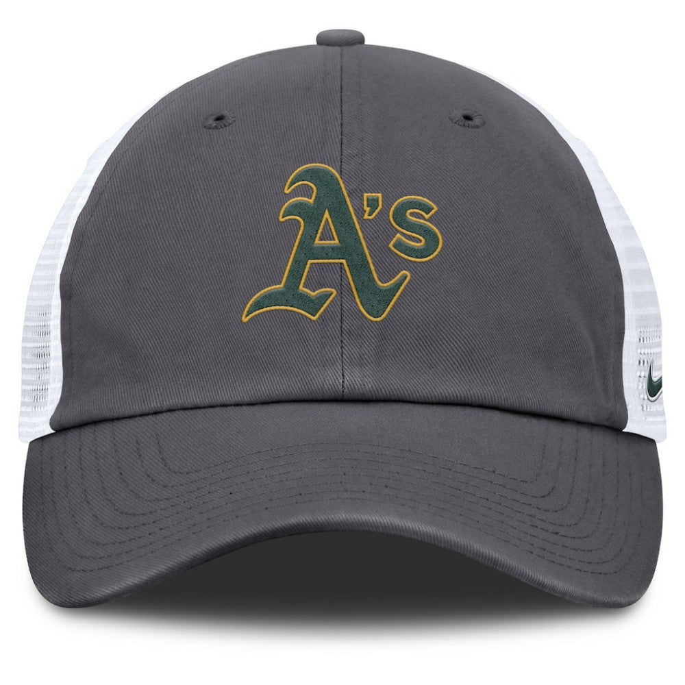 Athletics Nike Adjustable Trucker Hat - Gray Hats