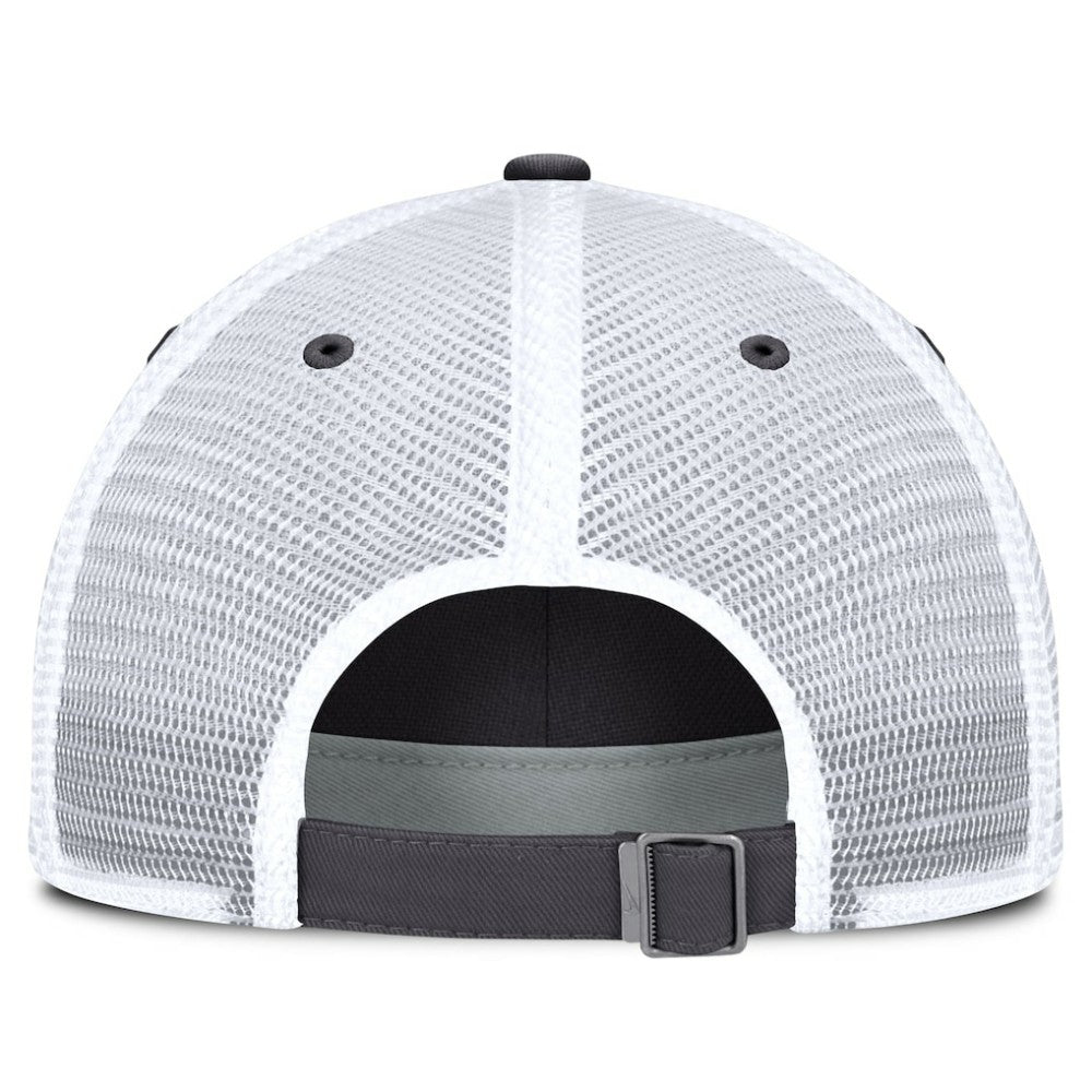 Houston Astros Nike Wordmark Club Adjustable Trucker Hat - Gray Hats