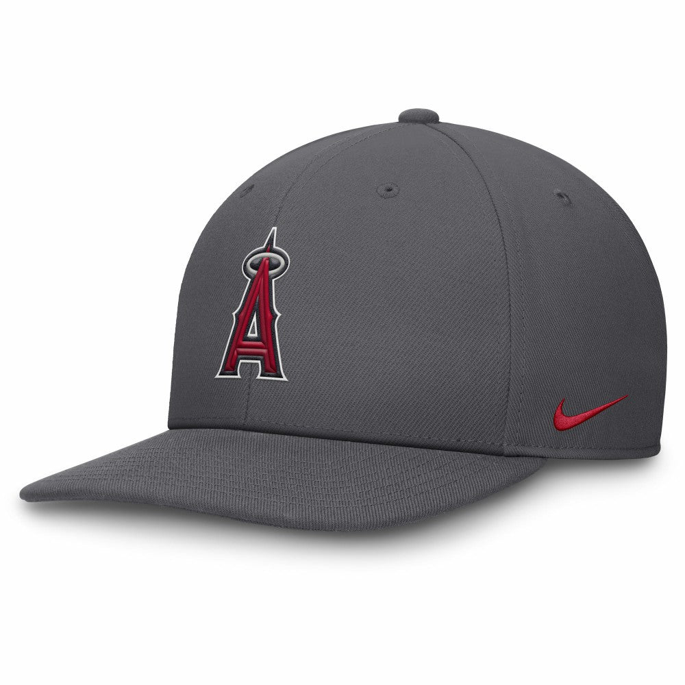 Los Angeles Angels Nike Pro Performance Snapback Hat - Gray Hats