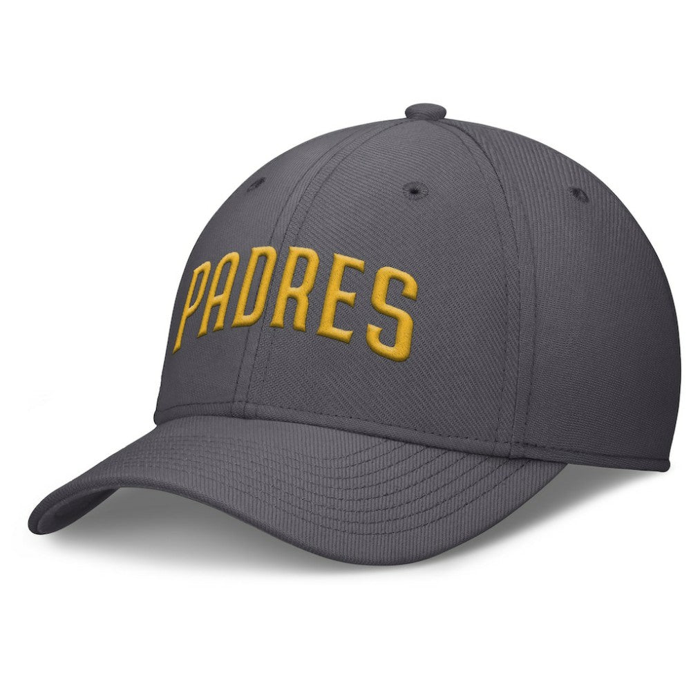 San Diego Padres Nike Swoosh Performance Flex Hat - Gray Hats