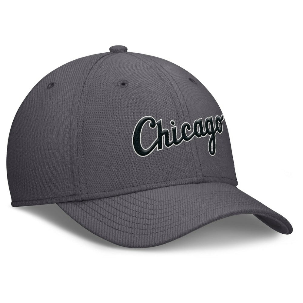 Chicago White Sox Nike Swoosh Performance Flex Hat - Gray Hats