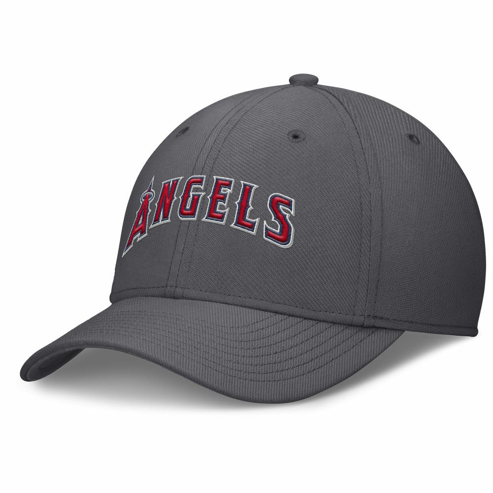 Los Angeles Angels Nike Swoosh Performance Flex Hat - Gray Hats