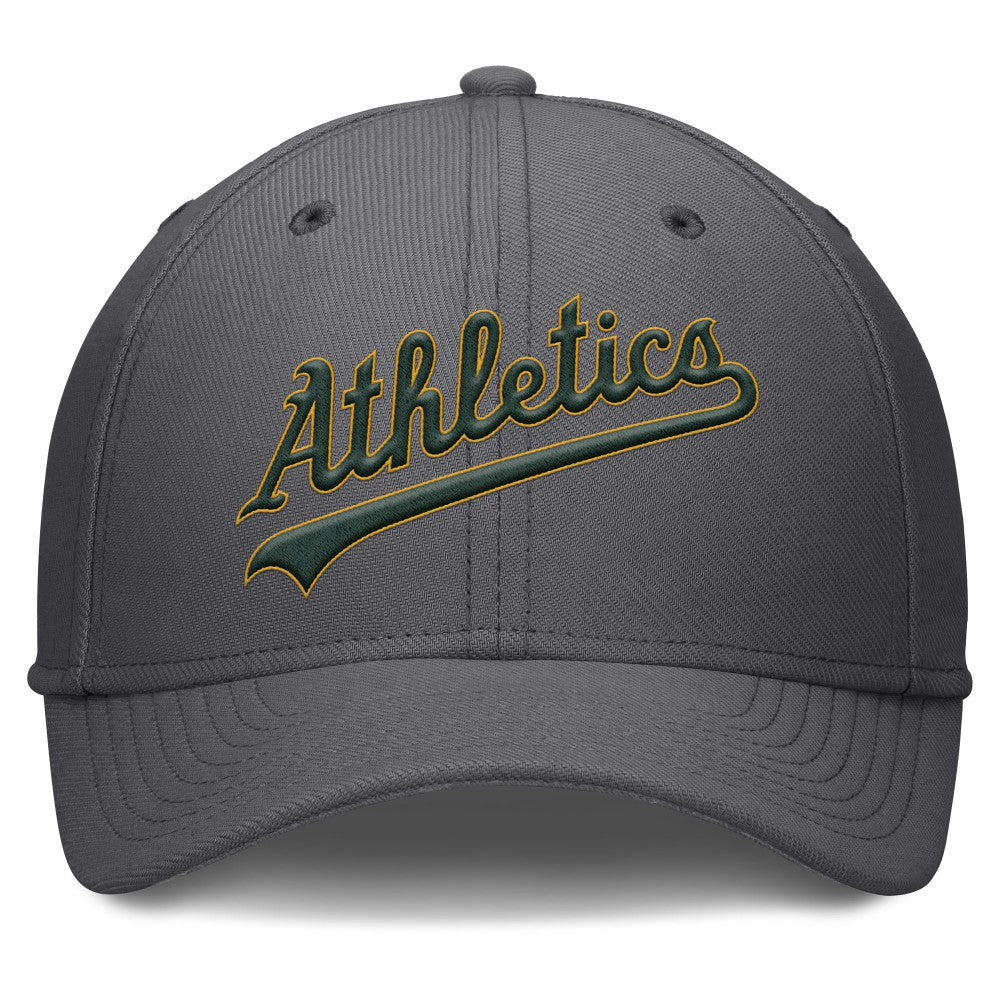 Athletics Nike Swoosh Performance Flex Hat - Gray Hats